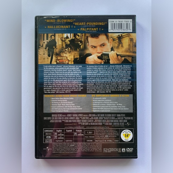 The Bourne Identity DVD - Picture 2 of 4